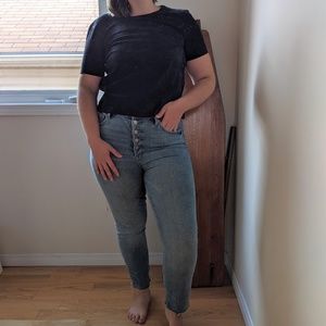 Zara 100% real leather shirt